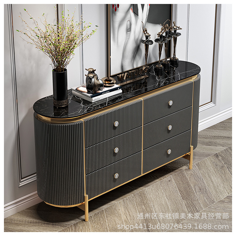 Luxury design Wood sideboards buffet cabinets